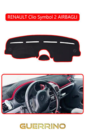 RENAULT Clio Symbol 2 AIRBAGLITORPİDO KORUMA HALISI KIRMIZI KENAR