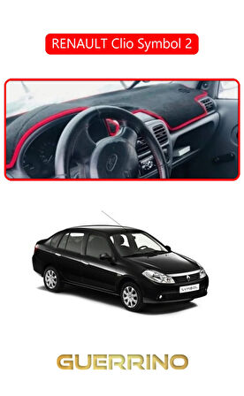 RENAULT Clio Symbol 2TORPİDO KORUMA HALISI KIRMIZI KENAR