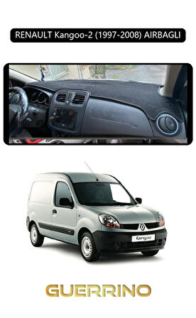 RENAULT Kangoo-2 (1997-2008) AIRBAGLITORPİDO KORUMA HALISI SİYAH KENAR