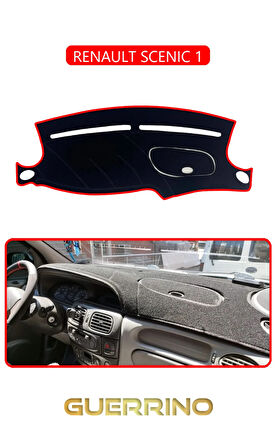 RENAULT SCENIC 1TORPİDO KORUMA HALISI KIRMIZI KENAR