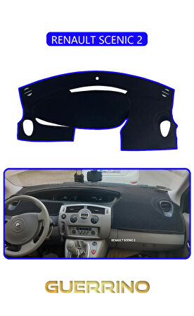 RENAULT SCENIC 2TORPİDO KORUMA HALISI MAVİ KENAR