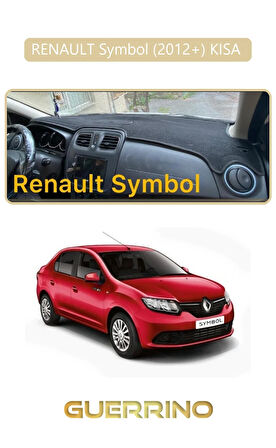 RENAULT Symbol (2012+) KISA TORPİDO KORUMA HALISI BEJ KENAR