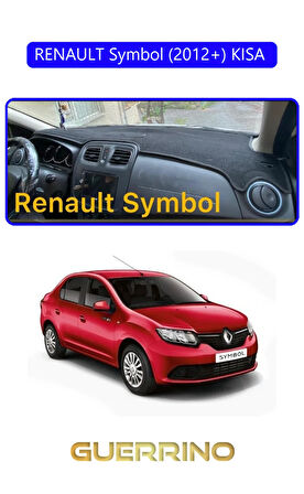RENAULT Symbol (2012+) KISA TORPİDO KORUMA HALISI MAVİ KENAR