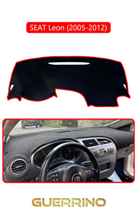 SEAT Leon (2005-2012)TORPİDO KORUMA HALISI KIRMIZI KENAR