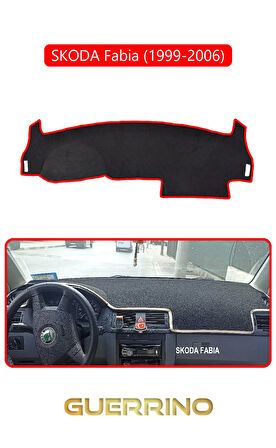 SKODA Fabia (1999-2006)TORPİDO KORUMA HALISI KIRMIZI KENAR