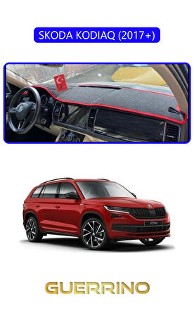 SKODA KODIAQ 2017 +TORPİDO KORUMA HALISI MAVİ KENAR