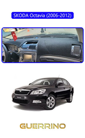 SKODA Octavia (2009-2012)TORPİDO KORUMA HALISI MAVİ KENAR