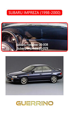 SUBARU IMPREZZA (1998-2000)TORPİDO KORUMA HALISI KIRMIZI KENAR