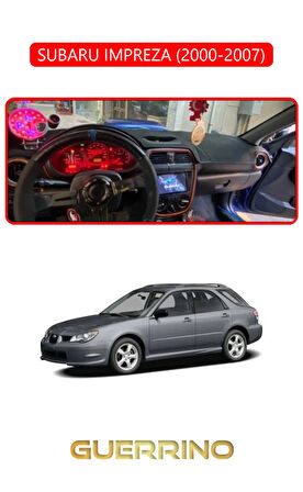 SUBARU IMPREZZA (2000-2007)TORPİDO KORUMA HALISI KIRMIZI KENAR