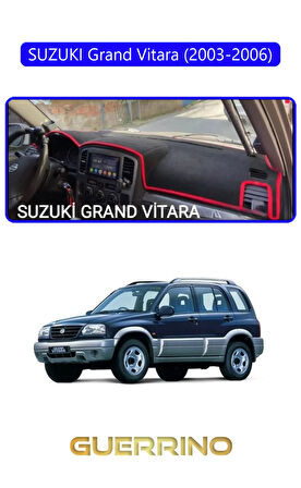 SUZUKI Grand Vitara (2003-2006) TORPİDO KORUMA HALISI MAVİ KENAR