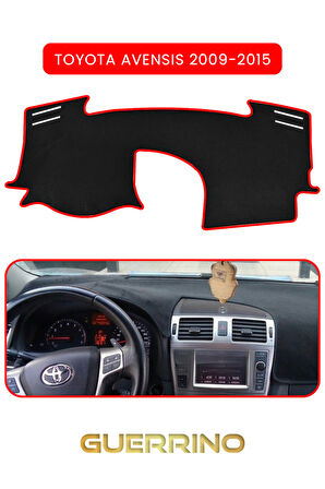 TOYOTA Avensis (2009-2015)TORPİDO KORUMA HALISI KIRMIZI KENAR