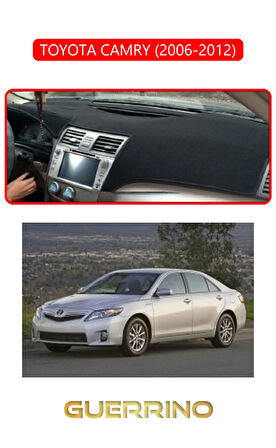 TOYOTA CAMRY (2006-2012)TORPİDO KORUMA HALISI KIRMIZI KENAR