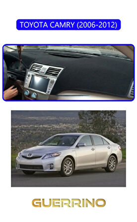 TOYOTA CAMRY (2006-2012)TORPİDO KORUMA HALISI MAVİ KENAR
