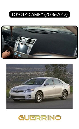 TOYOTA CAMRY (2006-2012)TORPİDO KORUMA HALISI SİYAH KENAR
