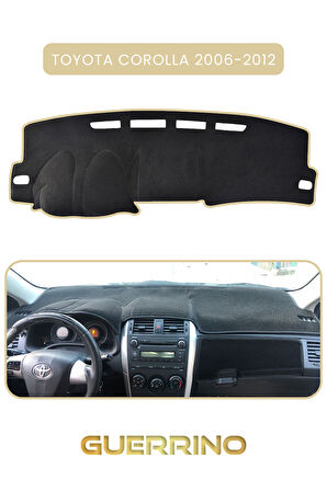 TOYOTA Corolla (2006-2012) TORPİDO KORUMA HALISI BEJ KENAR