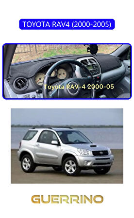 TOYOTA RAV4 (2000-2005)TORPİDO KORUMA HALISI MAVİ KENAR