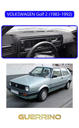 VOLKSWAGEN Golf 2(1983-1992)TORPİDO KORUMA HALISI MAVİ KENAR
