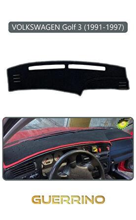 VOLKSWAGEN Golf 3 / Vento / Jetta (1991-1997)TORPİDO KORUMA HALISI GRİ KENAR