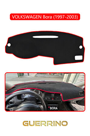VOLKSWAGEN BORA (1997-2003) TORPİDO KORUMA HALISI KIRMIZI KENAR