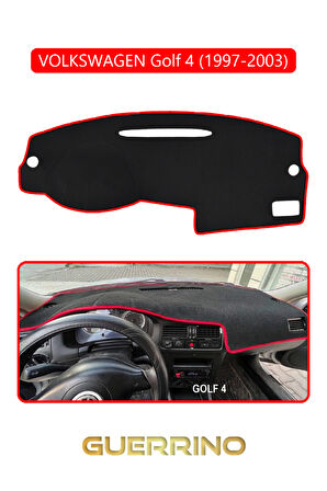 VOLKSWAGEN Golf 4 (1997-2003) TORPİDO KORUMA HALISI KIRMIZI KENAR