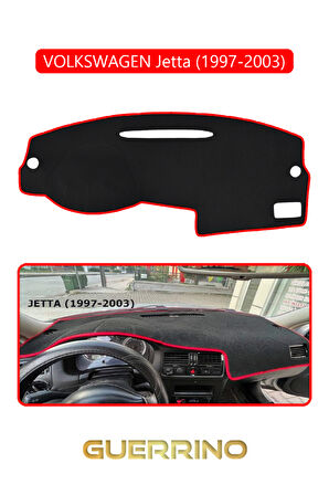 VOLKSWAGEN Jetta (1997-2003) TORPİDO KORUMA HALISI KIRMIZI KENAR