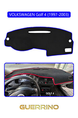 VOLKSWAGEN Golf 4 (1997-2003) TORPİDO KORUMA HALISI MAVİ KENAR