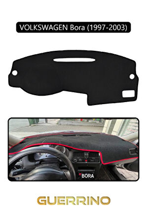 VOLKSWAGEN BORA (1997-2003) TORPİDO KORUMA HALISI SİYAH KENAR