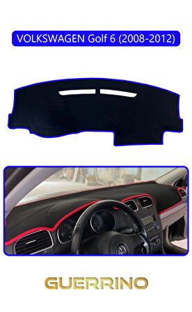 VOLKSWAGEN Golf 6 (2008-2012)TORPİDO KORUMA HALISI MAVİ KENAR
