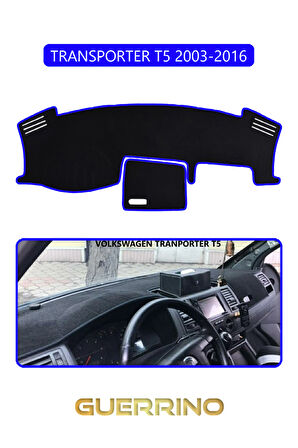 VOLKSWAGEN T5 (2003-2016)TORPİDO KORUMA HALISI MAVİ KENAR