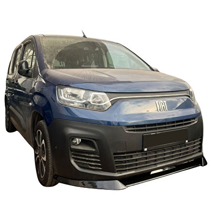 Fiat Doblo 2023-2024 Ön lip (Parlak Siyah) (Plastik)