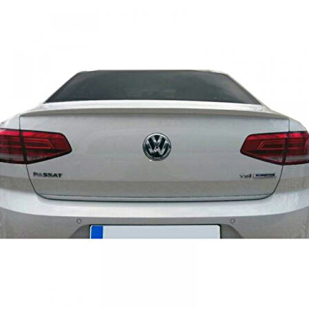 Volkswagen Passat B8 2015 Üzeri İnce Model Spoiler (Plastik) (Boyasız)