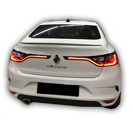 Renault Megane 4 2012-2019 Sedan İnce Model Spoiler (Plastik) (Boyasız)