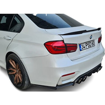 Bmw F30 3 Serisi 2012-2018 M4 Style Spoiler (Plastik) (Boyasız)