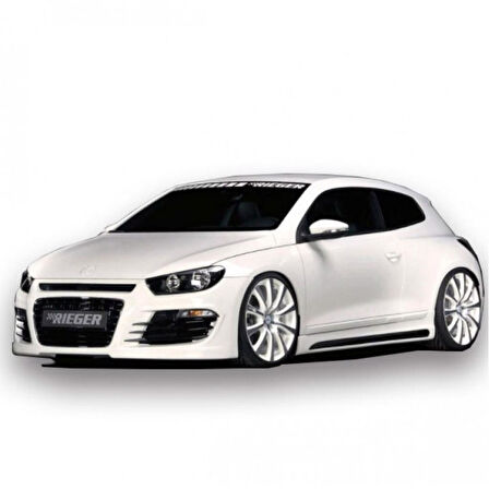 Volkswagen Scirocco Rieger Yan Marşpiyel (Plastik)(Boyasız)