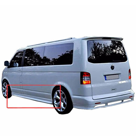 Volkswagen Transporter Uzun Şase Marşpiyel (Plastik)(Boyasız)