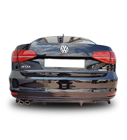 Volkswagen Jetta Makyajlı Kasa 2014 - Sonrası R Difüzör (Plastik)(Boyasız)
