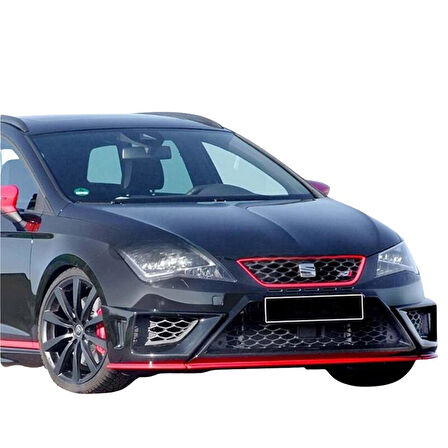 Seat Leon Mk3 Fr 2013-2016 JE Desing 3 Parça Ön Ek (Plastik)(Boyasız)