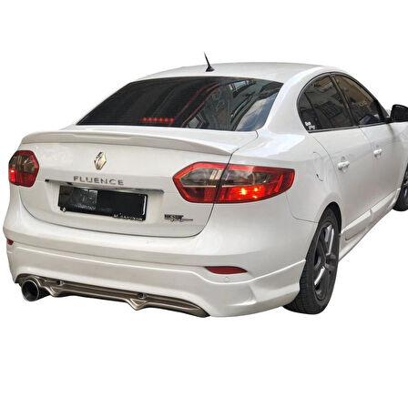 Renault Fluence Makyajlı Sağ Sol Çift Çıkışlı Arka Ek (Plastik)(Boyasız)