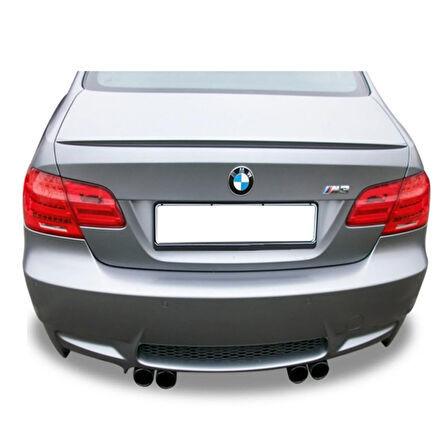 BMW E92 2007-2013 3 Serisi M3 Style Spoiler (Plastik) (Boyasız)