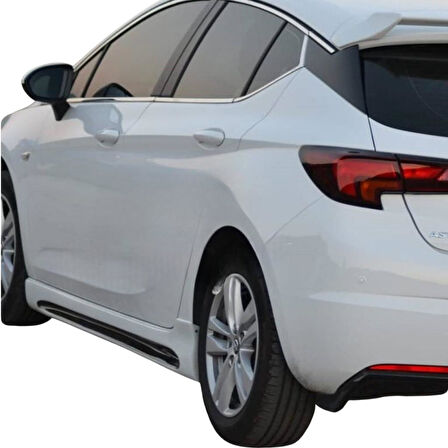 Opel Astra K Kanallı Yan Marşpiyel (Plastik)(Boyasız)