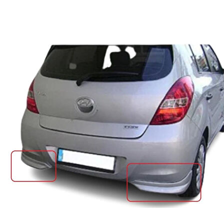 Hyundai İ20 2009-2013 Arka Flap (Plastik)(Boyasız)