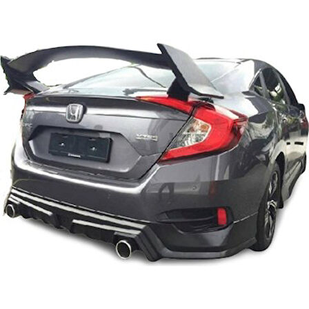 Honda Civic Fc5 Mugen Arka Ek (Plastik)(Boyasız)