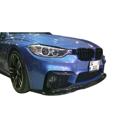Bmw F30 - F80 M3 Vorsteiner Ön Lip (Çin Tampon Uyumlu) (Plastik) (Boyasız)