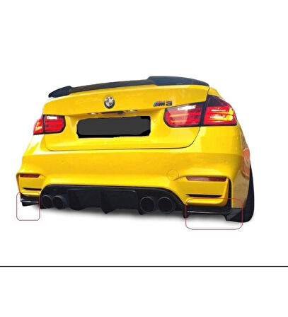 Bmw F30 M3 Vorsteiner Sağ Sol Arka Flap (Plastik)(Boyasız)