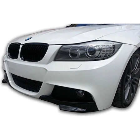 Bmw E90 Makyajlı 2010 - 2012 Orjinal Tampon Ön Flap (Plastik)(Boyasız)