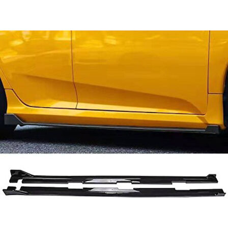 Universal Yan Marşpiyel Altı Lip Çift Kulaklı (Plastik)(Boyasız)