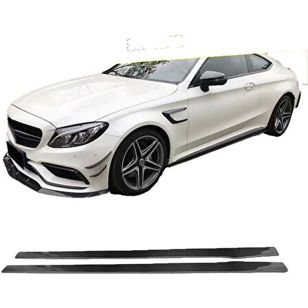 W205 C Serisi Sedan Amg - C63 Style - Marşpiyel Altı Lip (Plastik) (Boyasız)