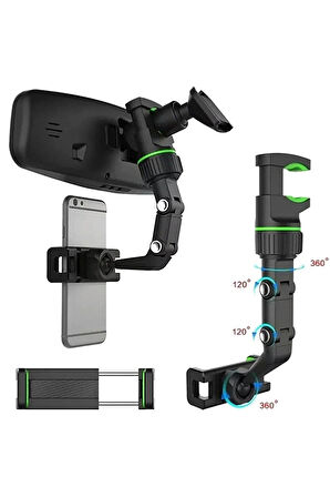 Araç Içi Dikiz Aynası Telefon Tutucu Tüm Araçlara Uyumlu Telefonluk