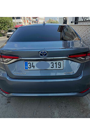 Krom Nikelajlı Esnek Plakalık Krom Plakalık 2 Adet