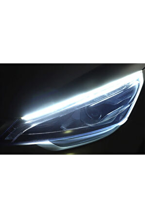 Far Üstü Kayar Led Açılış Animasyonlu Selamlamalı 60cm 2 Adet